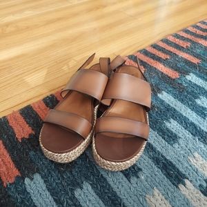 Naturalizer 8.5W brown espadrille sandal
